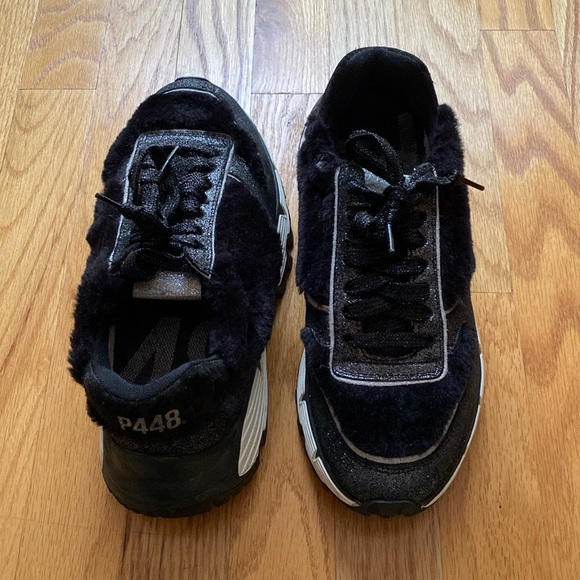 P448 Shoes - P448 Womens Euro 38 Jackson Low-Top Lace Up Vibram Sole Sneakers Made In Italy